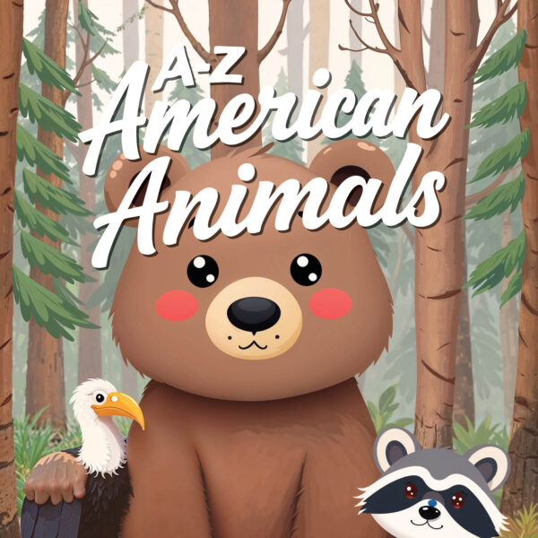 A to Z American Animals Coloring Book