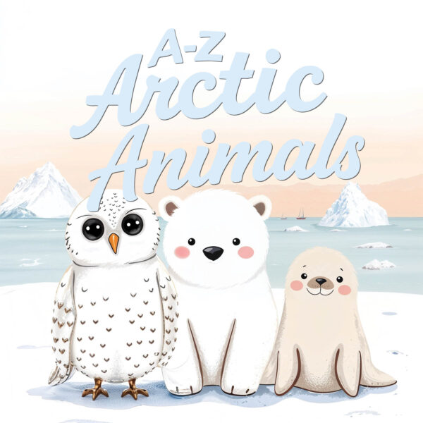 A to Z Arctic Animals Coloring Book