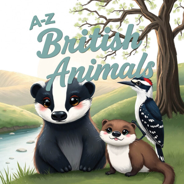 A to Z British Animals Coloring Book