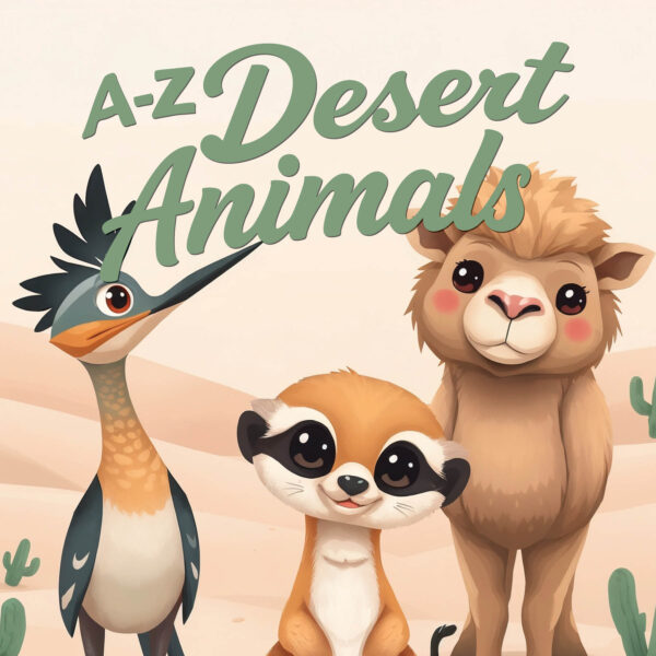 A to Z Desert Animals Coloring Book