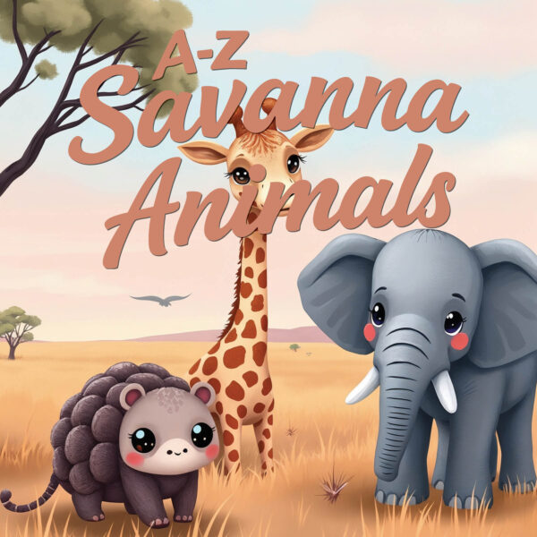 A to Z Savanna Animals Coloring Book