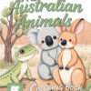 A to Z Australian Animals Coloring Book