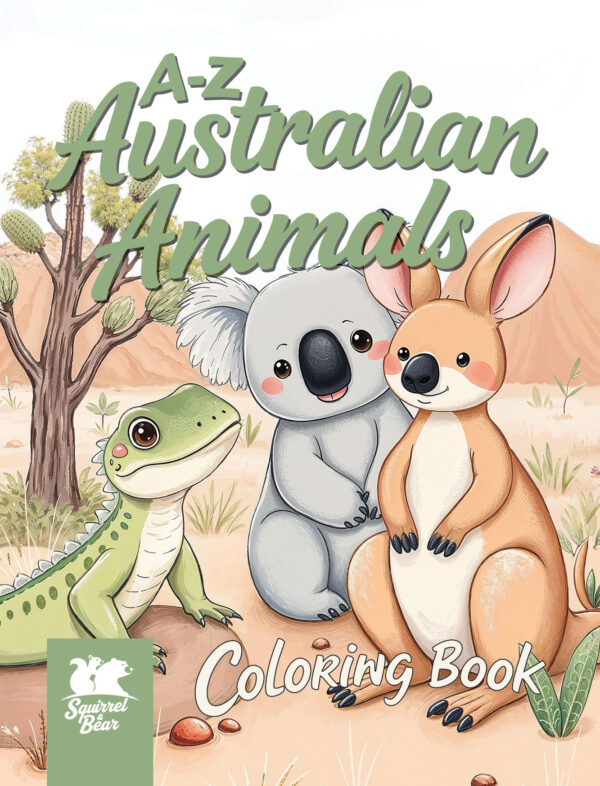 A to Z Australian Animals Coloring Book