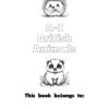 A to Z British Animals Coloring Book