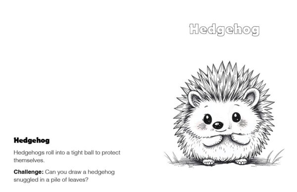 A to Z British Animals Coloring Book