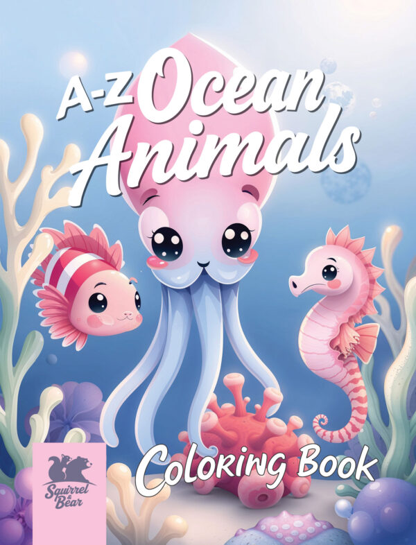 A to Z Ocean Animals Coloring Book