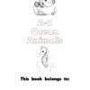 A to Z Ocean Animals Coloring Book