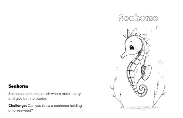 A to Z Ocean Animals Coloring Book