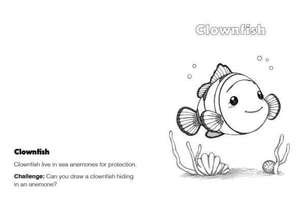 A to Z Ocean Animals Coloring Book