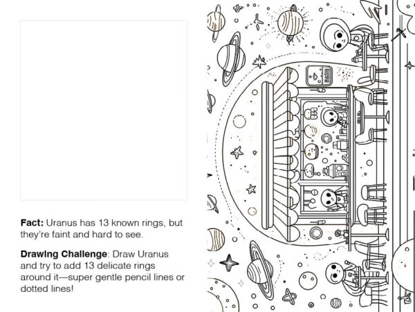 Outer Space Adventures Coloring Book