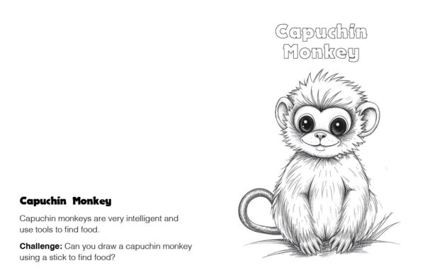 A to Z Rainforest Animals Coloring Book