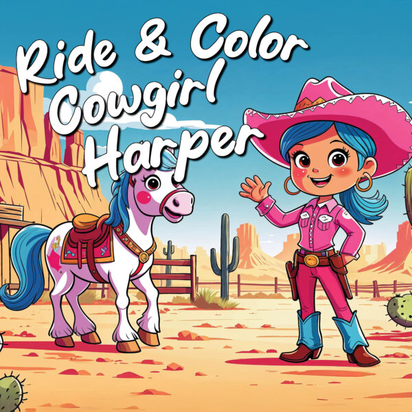 Ride & Color with Cowgirl [Name]