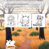 A to Z Savanna Animals Coloring Book