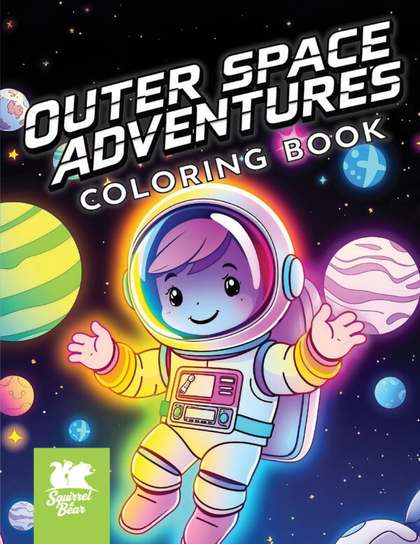 Outer Space Adventures Coloring Book