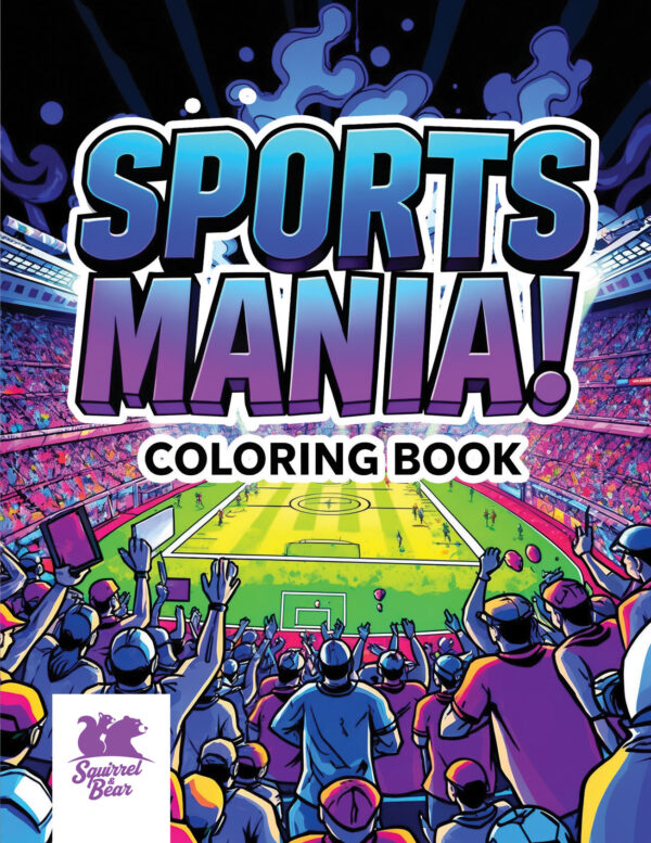 Sports Mania Coloring Book
