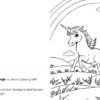 Unicorns, Fairy and Rainbow Coloring Book